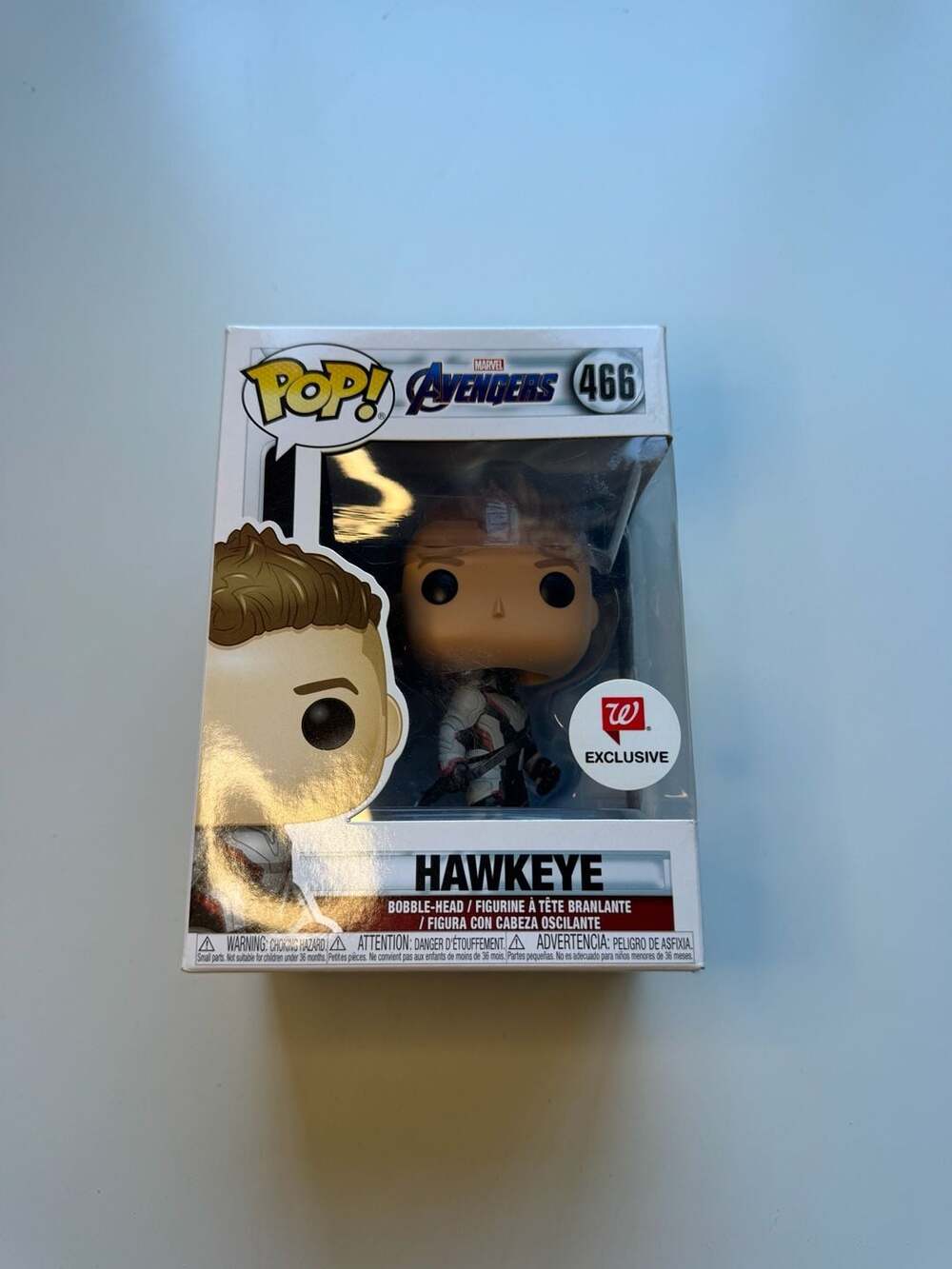 Funko Pop Marvel Avengers Endgame Hawkeye Figure 466 Walgreens Exclusive